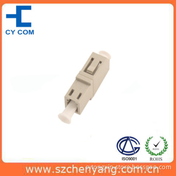 LC Sx Fiber Optic Adapter Beige Shell